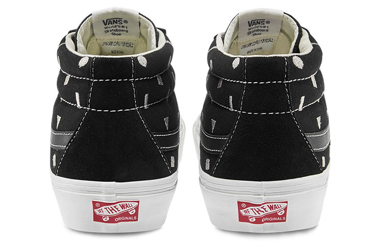 Purchase Vans OG SK8-Mid LX 黑色几何图案鞋 VN0A4BVCVZ7