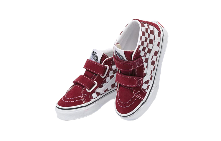 Lookbook Vans Sk8 Pertengahan Merah/Putih VN00018T99G