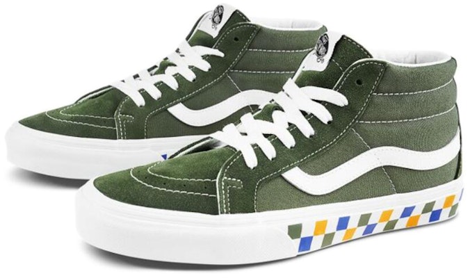 Vans Sk8-Mid Reissue Dark Green Unisex VN0A391F2BN Order Vans Sk8-Mid Reissue Dark Green Unisex VN0A391F2BN