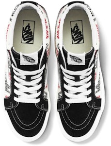 Vans SK8 MID Reissue logo 輕便 中幫 板鞋 男女同款 黑白 Lookbook Vans SK8 MID Reissue logo 輕便 中幫 板鞋 男女同款 黑白