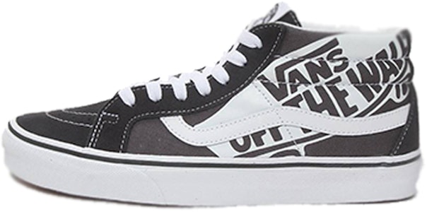 Vans SK8-Mid Reissue LOGO 'Hitam Putih' VN0A391FTY6 Buy Vans SK8-Mid Reissue LOGO 'Hitam Putih' VN0A391FTY6