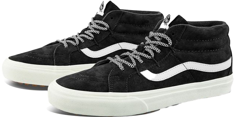 Vans Sk8-mid Reissue Ghillie Mte Sepatu Hitam/Putih VN0A3TKQEMI Order Vans Sk8-mid Reissue Ghillie Mte Sepatu Hitam/Putih VN0A3TKQEMI