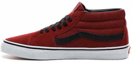 Vans SK8-Mid Mid-Top Retro Skate Shoes Unisex Black Red VN0A3WM31K4 Vans SK8-Mid Mid-Top Retro Skate Shoes Unisex Black Red VN0A3WM31K4