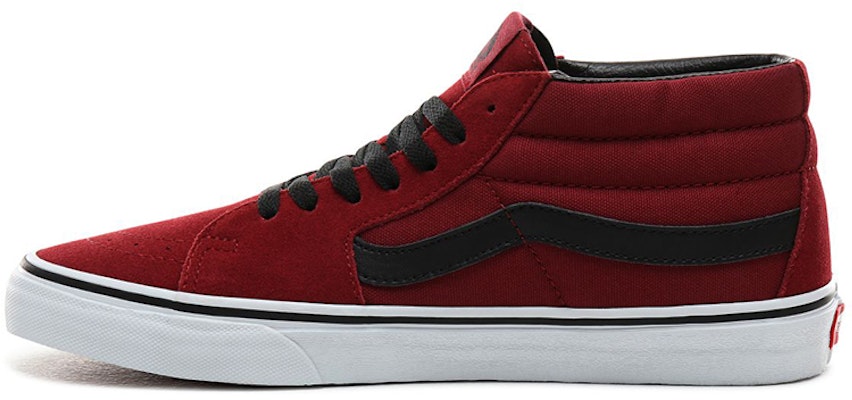 Vans SK8-Mid Kasut Skateboard Retro Unisex Hitam Merah VN0A3WM31K4 Buy Vans SK8-Mid Kasut Skateboard Retro Unisex Hitam Merah VN0A3WM31K4