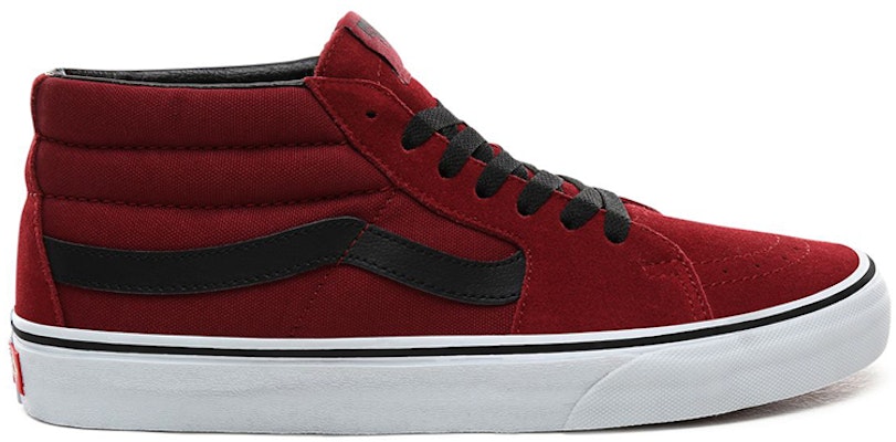 Vans SK8-Mid Kasut Skateboard Retro Unisex Hitam Merah VN0A3WM31K4 Order Vans SK8-Mid Kasut Skateboard Retro Unisex Hitam Merah VN0A3WM31K4