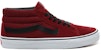 Vans SK8-Mid Kasut Skateboard Retro Unisex Hitam Merah VN0A3WM31K4