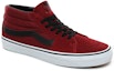 Lookbook Vans SK8-Mid Kasut Skateboard Retro Unisex Hitam Merah VN0A3WM31K4