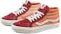 Kasut Vans Sk8-Mid Retro Mid-Top Skate Unisex Merah Jingga 'Orange Red'. VN0A391FTEV