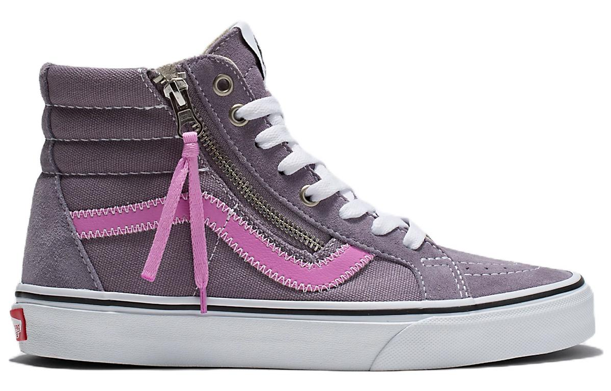 Vans Sk8Hi Reissue Side Zip 'Grey Pink' 圖 2