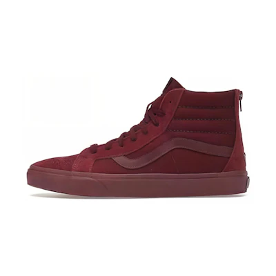 Vans SK ‘8 Hi Reissue Zip Monochrome Port Royale Suede