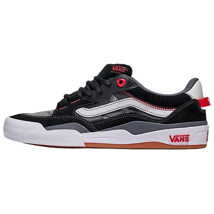 Vans Skate 2 Wayvee Low-Top Comfortable Skate Shoes Black White VN000D5DBWT