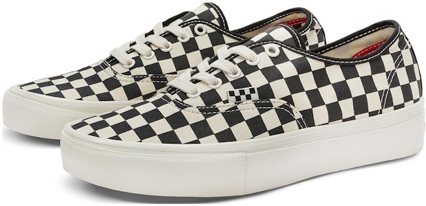 Vans Authentic 防滑輕便耐磨 低筒 滑板鞋 男女款 黑白 棋盤格 Order Vans Authentic 防滑輕便耐磨 低筒 滑板鞋 男女款 黑白 棋盤格