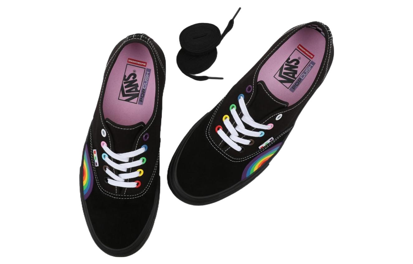 Shop Vans 滑板 Authentic 'Pride' 骄傲系列 VN0A5FC8BML