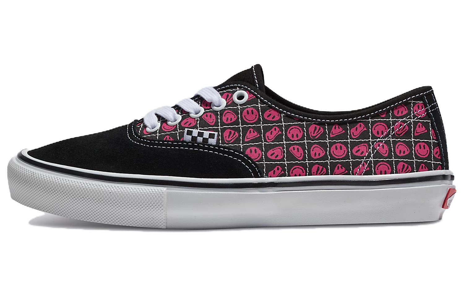 Buy Vans Skate Authentic Y2K 減震耐磨 低筒 滑板鞋 男女同款 黑紅