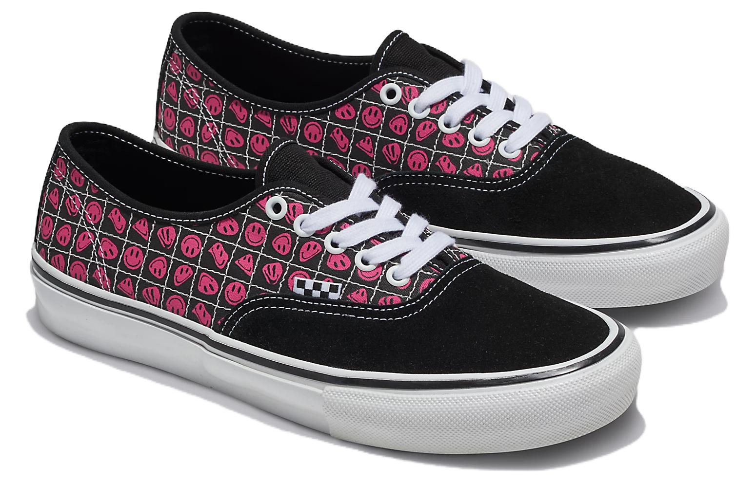 Order Vans Skate Authentic Y2K 減震耐磨 低筒 滑板鞋 男女同款 黑紅