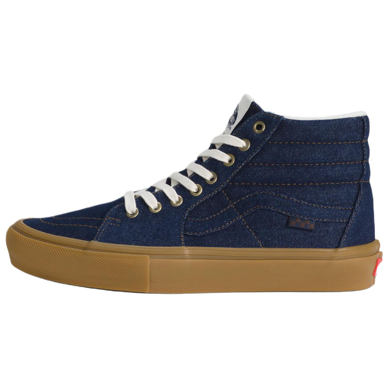 Vans Skate Classics High-Top Blue Sneakers - Comfy & Shock-Absorbent VN0A5FCCBJB