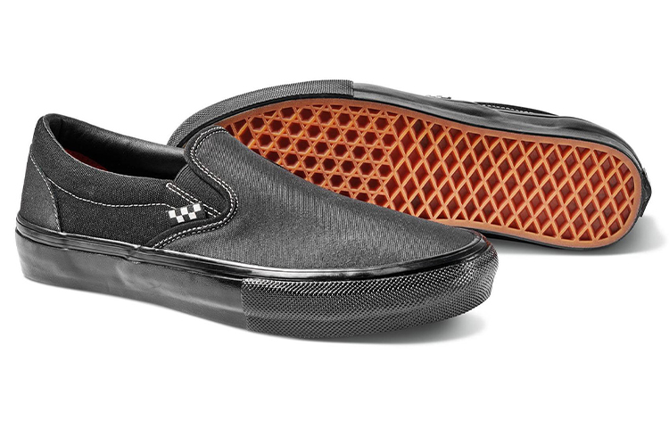 Shop Vans Skate Classics Slip-On Hitam VN0A5FCABLK