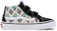 Order Vans Skate Naga Sk8-Mid Velcro Edisi Semula 'Hitam Putih' VN0A38HHARH