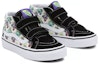 Lookbook Vans Skate Naga Sk8-Mid Velcro Edisi Semula 'Hitam Putih' VN0A38HHARH