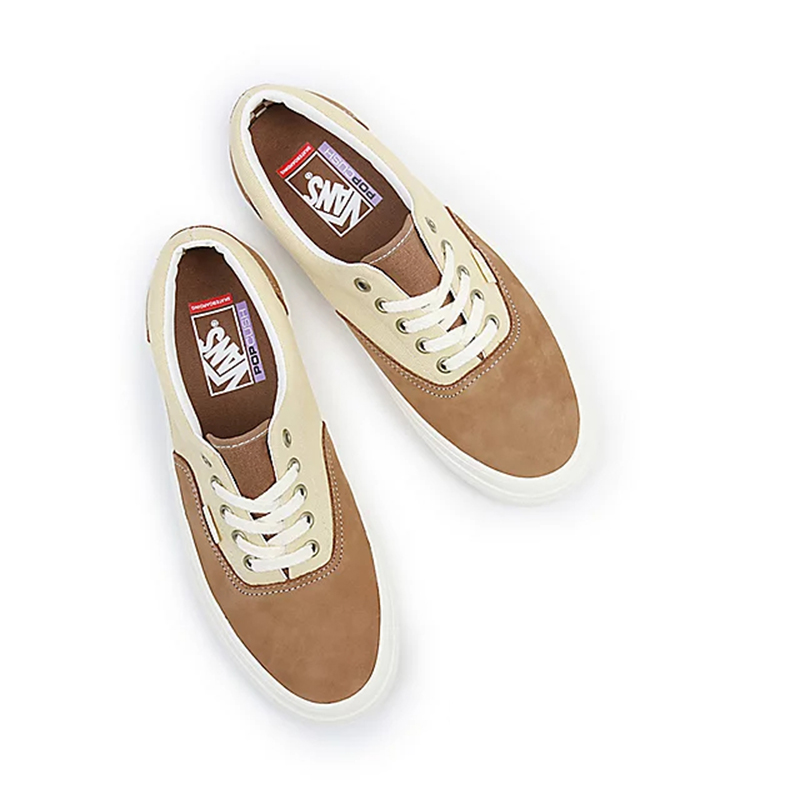 Shop Vans Era 休閒 低筒 滑板鞋 男女皆宜 棕黃