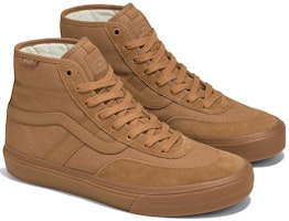 Vans Crockett 高筒 防滑耐磨 板鞋 男女款 棕色 Order Vans Crockett 高筒 防滑耐磨 板鞋 男女款 棕色