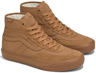 Vans Crockett 高筒 防滑耐磨 板鞋 男女款 棕色 Order Vans Crockett 高筒 防滑耐磨 板鞋 男女款 棕色