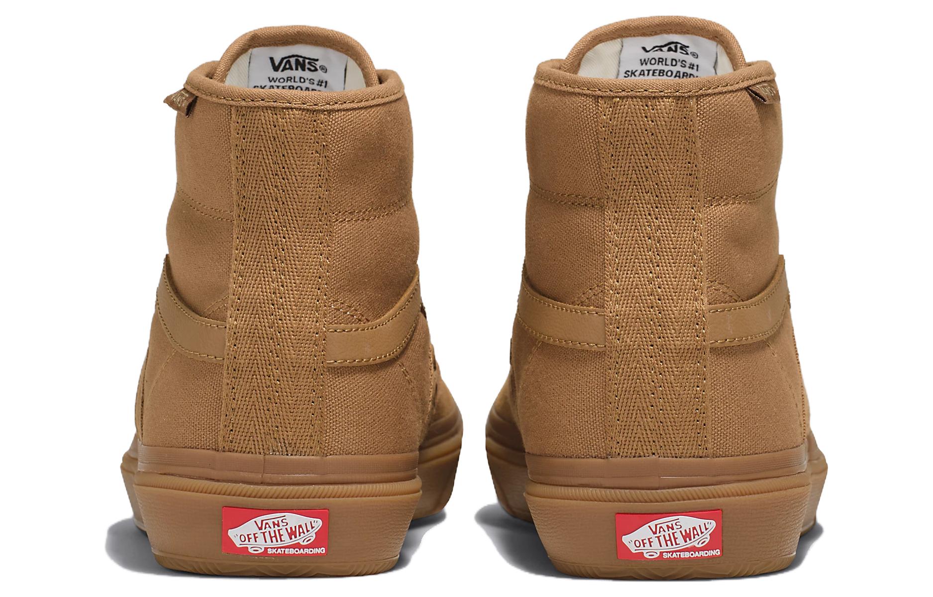 Lookbook ヴァンズ クロケットハイ "ブラウンガム" VN0A5JIGB7G