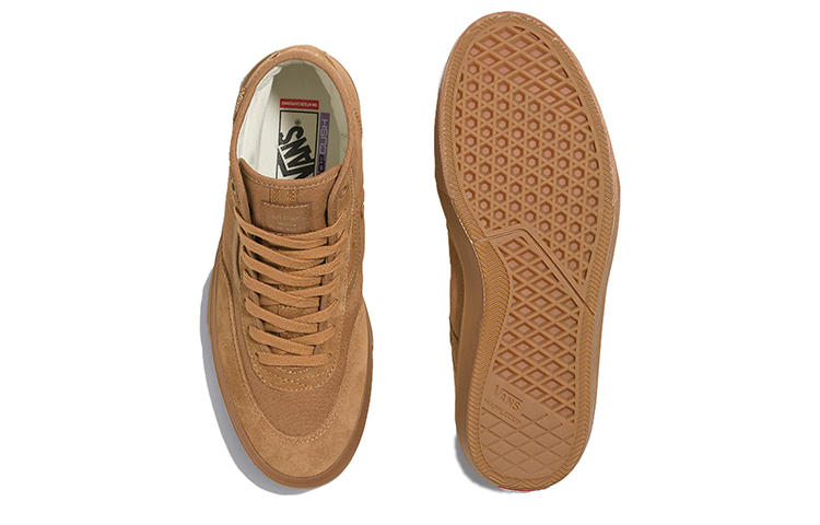 Shop ヴァンズ クロケットハイ "ブラウンガム" VN0A5JIGB7G