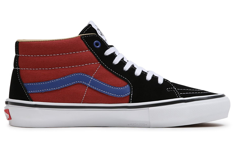 Order Vans Skate Grosso Mid 'Biru Hitam Coklat' VN0A5FCGAPB