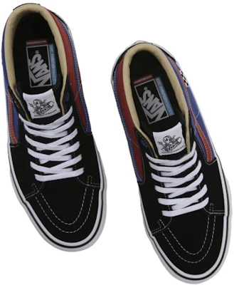 Vans Skate Grosso Mid 'Biru Hitam Coklat' VN0A5FCGAPB Shop Vans Skate Grosso Mid 'Biru Hitam Coklat' VN0A5FCGAPB