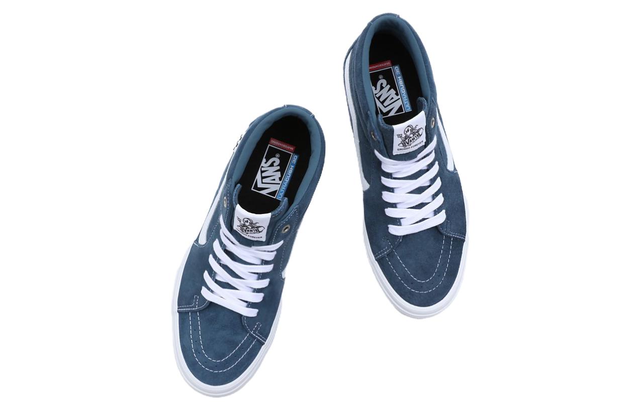 Shop Vans Skate Grosso Mid 'Azul Blanco' VN0A5FCGY6Z