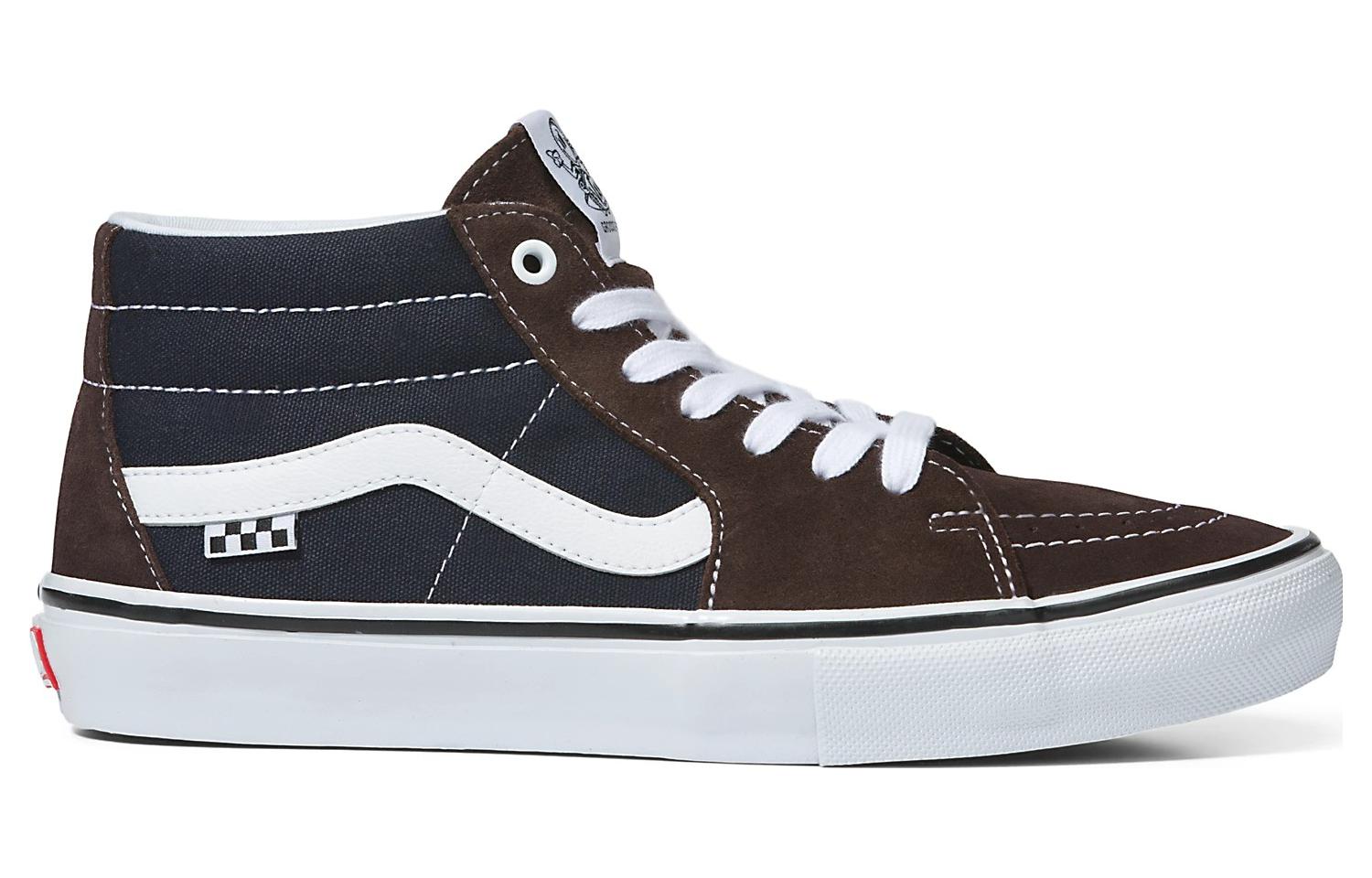 Order Vans 滑板鞋 Grosso 中筒 '深棕色 海軍藍' VN0A5FCGBF7