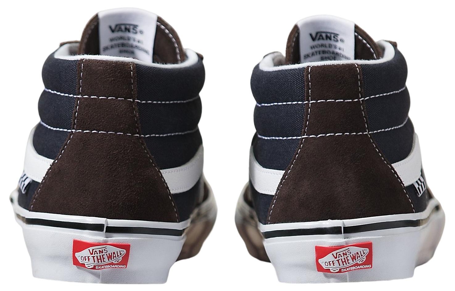 Purchase Vans 滑板鞋 Grosso 中筒 '深棕色 海軍藍' VN0A5FCGBF7