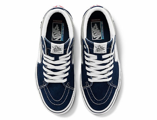 Vans Skate Grosso Mid 'Dress Blues Drizzle' Sepatu Skate Biru Drizzle VN0A5FCGWKN Lookbook Vans Skate Grosso Mid 'Dress Blues Drizzle' Sepatu Skate Biru Drizzle VN0A5FCGWKN