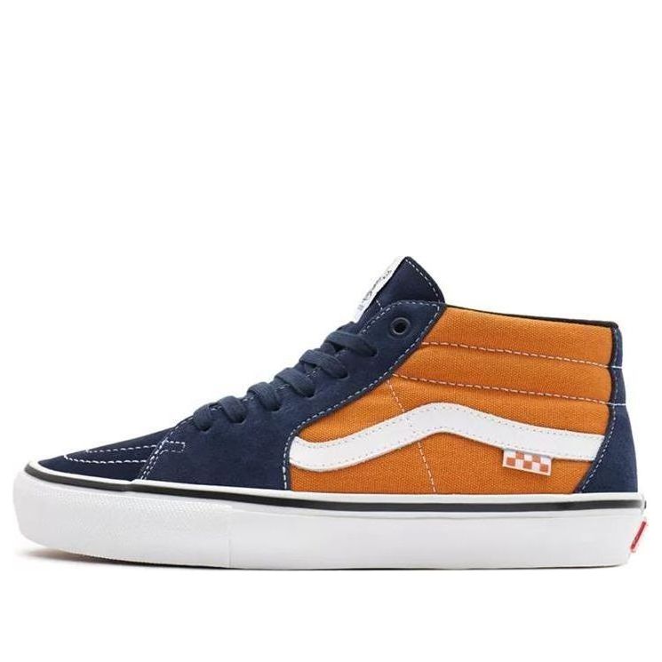 Buy Vans Skate Grosso Mid 'Navy Orange' Lelaki Biru Oren VN0A5FCGYG9