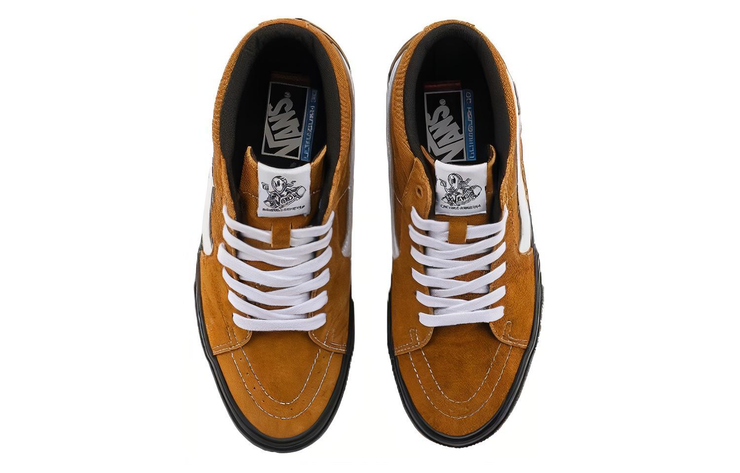 Lookbook Vans Skate Grosso Suede Coklat Hitam Putih VN0A5FCGY49