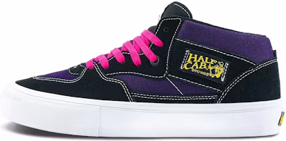 Vans Skate Half Black Purple Mid-Top Durable Comfy Skate Shoes. VN0A2Z34B5P Vans Skate Half Black Purple Mid-Top Durable Comfy Skate Shoes. VN0A2Z34B5P