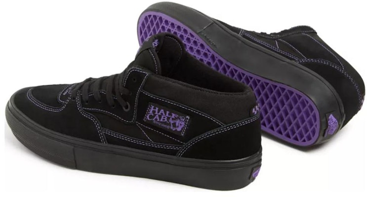 Vans Skate Half Cab 'Hitam Ungu' VN000CC2B5P Shop Vans Skate Half Cab 'Hitam Ungu' VN000CC2B5P