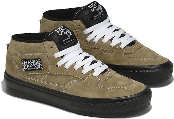 Vans Skate Half 舒適百搭 防滑減震 低幫 板鞋 男女同款 橄欖色 Order Vans Skate Half 舒適百搭 防滑減震 低幫 板鞋 男女同款 橄欖色