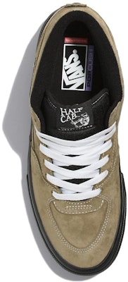 Vans Skate Half 舒適百搭 防滑減震 低幫 板鞋 男女同款 橄欖色 Lookbook Vans Skate Half 舒適百搭 防滑減震 低幫 板鞋 男女同款 橄欖色