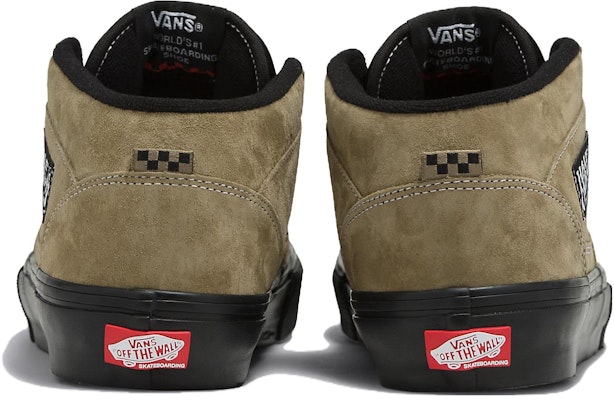 Vans Skate Half 舒適百搭 防滑減震 低幫 板鞋 男女同款 橄欖色 Shop Vans Skate Half 舒適百搭 防滑減震 低幫 板鞋 男女同款 橄欖色