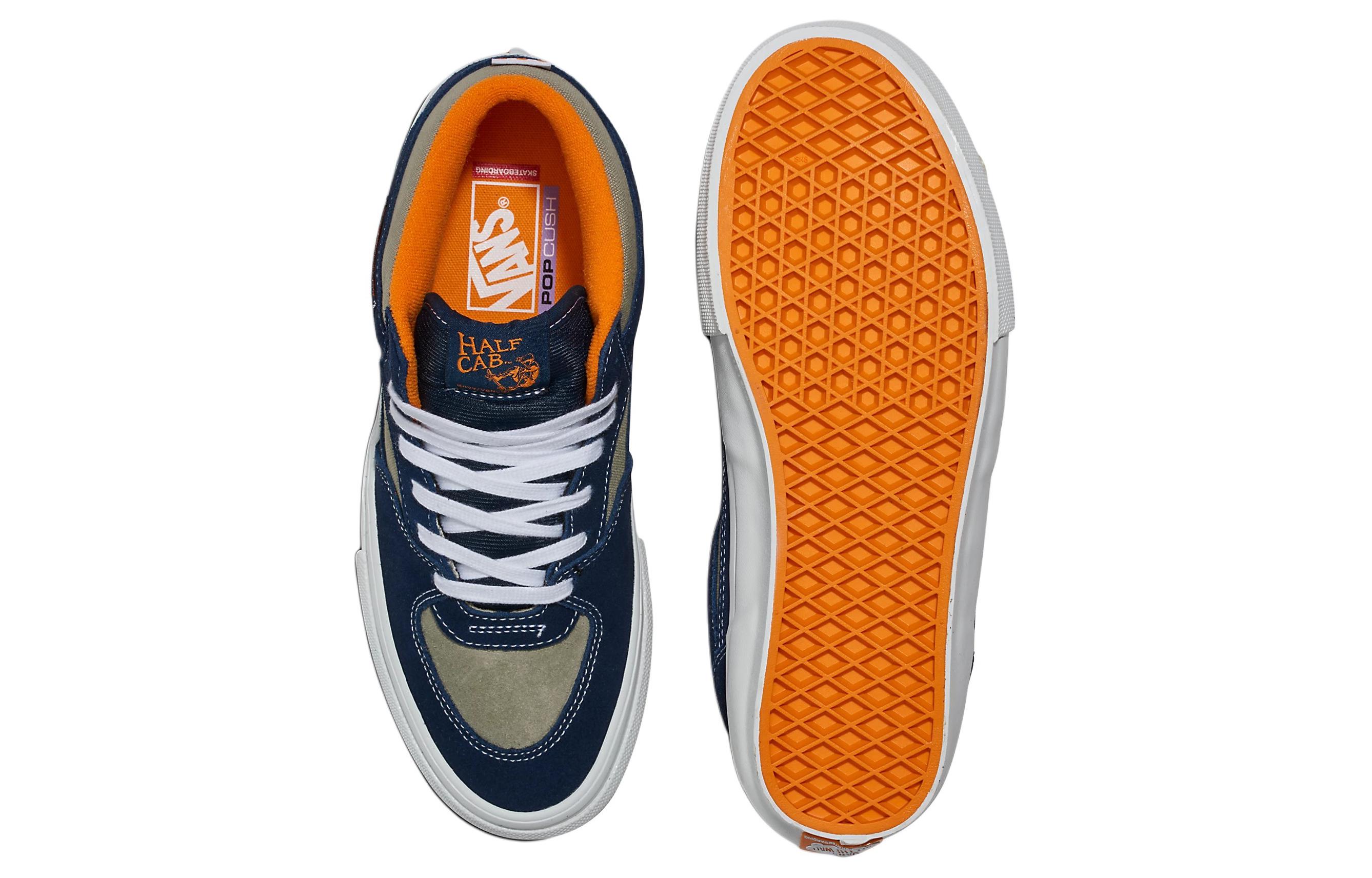 Shop Vans Skate Half Cab 'Smoke Navy' - Biru Asap VN0A5FCDY04