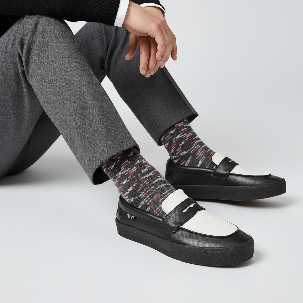 Order Vans Skate Loafer Hitam Putih VN000VA6Y28