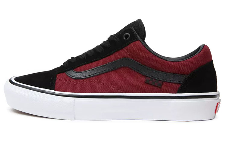 Buy Vans Skate Old Skool 經典低筒滑板鞋 男女通款 黑紅
