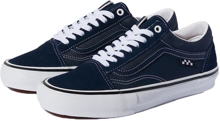 Vans Skate Old Skool 'Blue White Black' VN0A5FCBLKZ Lookbook Vans Skate Old Skool 'Blue White Black' VN0A5FCBLKZ