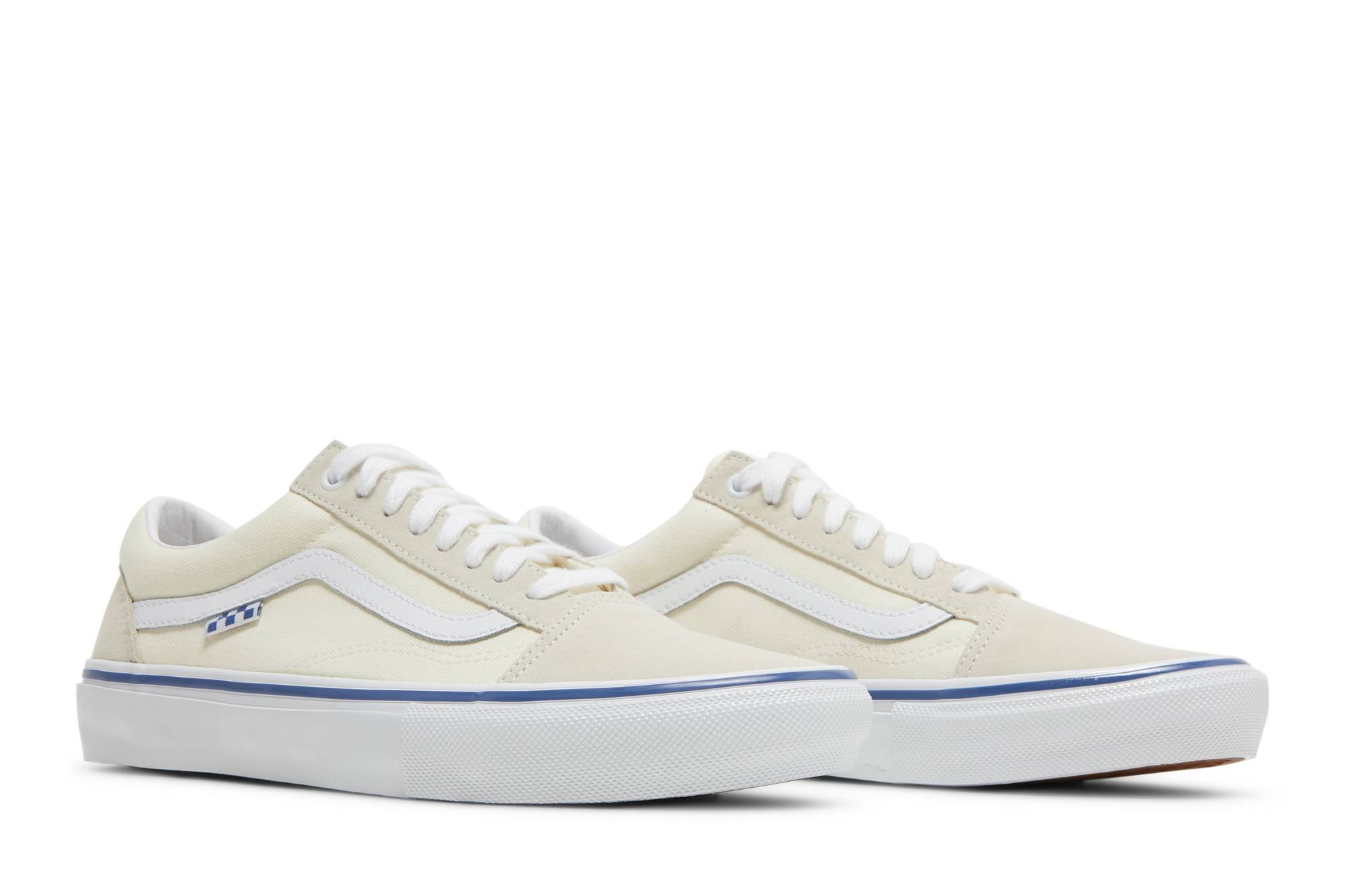 Cheap Vans Skate Old Skool 'Checkerboard - Putih Gading' VN0A5FCBOFW