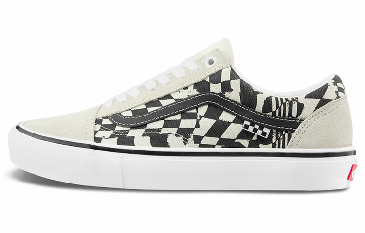 Buy Vans Skate Old Skool 'Checkerwarp - Blanco y Negro' VN0A5FCB9CU