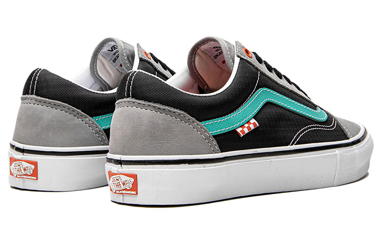 Lookbook Vans滑板鞋老学校'灰黑绿' VN0A5FCBAPD