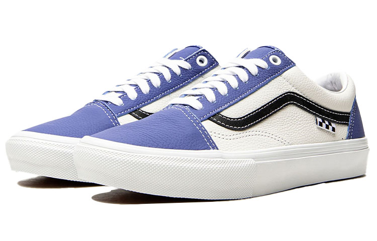 Order Vans 滑板 Old Skool '运动皮革 - 正蓝色' VN0A5FCB86M