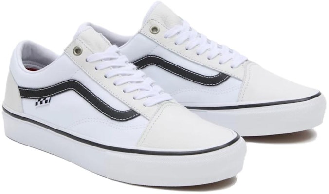 Vans Skate Old Skool 'White Black' VN0A5FCBWWW Lookbook Vans Skate Old Skool 'White Black' VN0A5FCBWWW